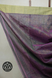 Purple Chanderi Cotton Silk Saree - SRPCSS313