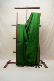 Green Soft Silk Saree - SRGSSS324