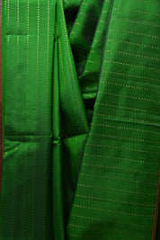 Green Soft Silk Saree - SRGSSS324