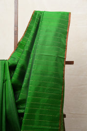 Green Soft Silk Saree - SRGSSS324