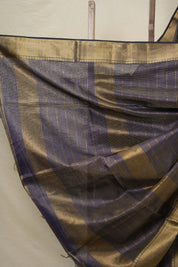 Blue Maheshwari Saree - SRBMS863