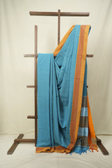 Aqua Cotton IIkal Saree - SRACIS1079