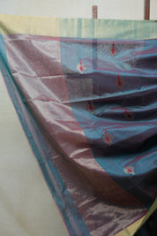 Peacock Green Chanderi Cotton Silk Saree - SRPGCSS305