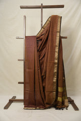 Pink Green Maheshwari Saree - SRPGMS845