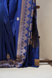 Blue Banarasi Silk Saree - SRGBSS681