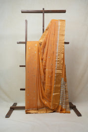 Orange Chanderi Cotton Silk Saree - SROCSS322