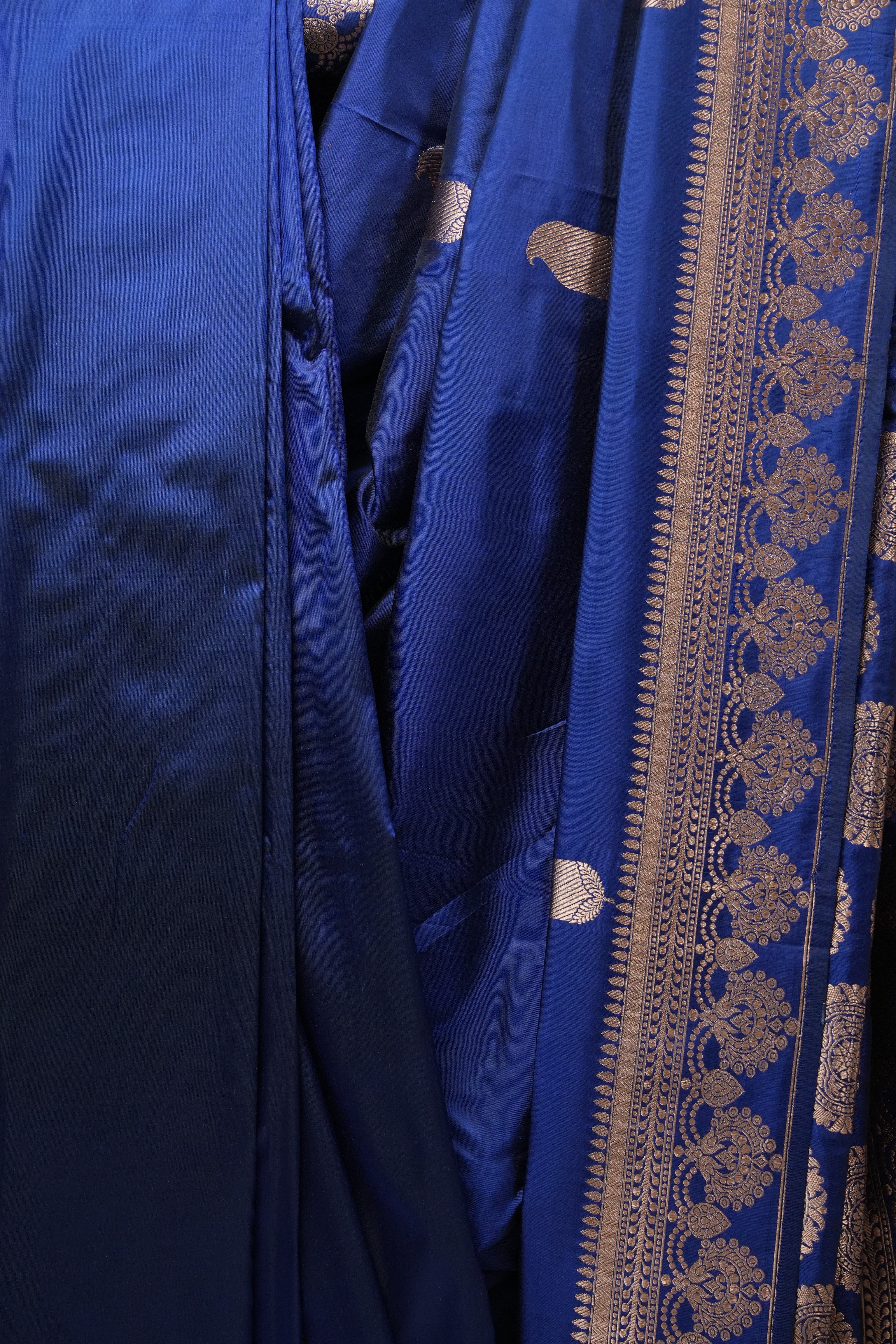 Blue Banarasi Silk Saree - SRGBSS681