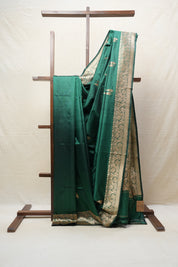 Green Banarasi Silk Saree - SRGBSS698
