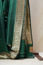 Green Banarasi Silk Saree - SRGBSS698