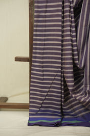 Blue Cotton IIkal Saree - SRBCIS1078