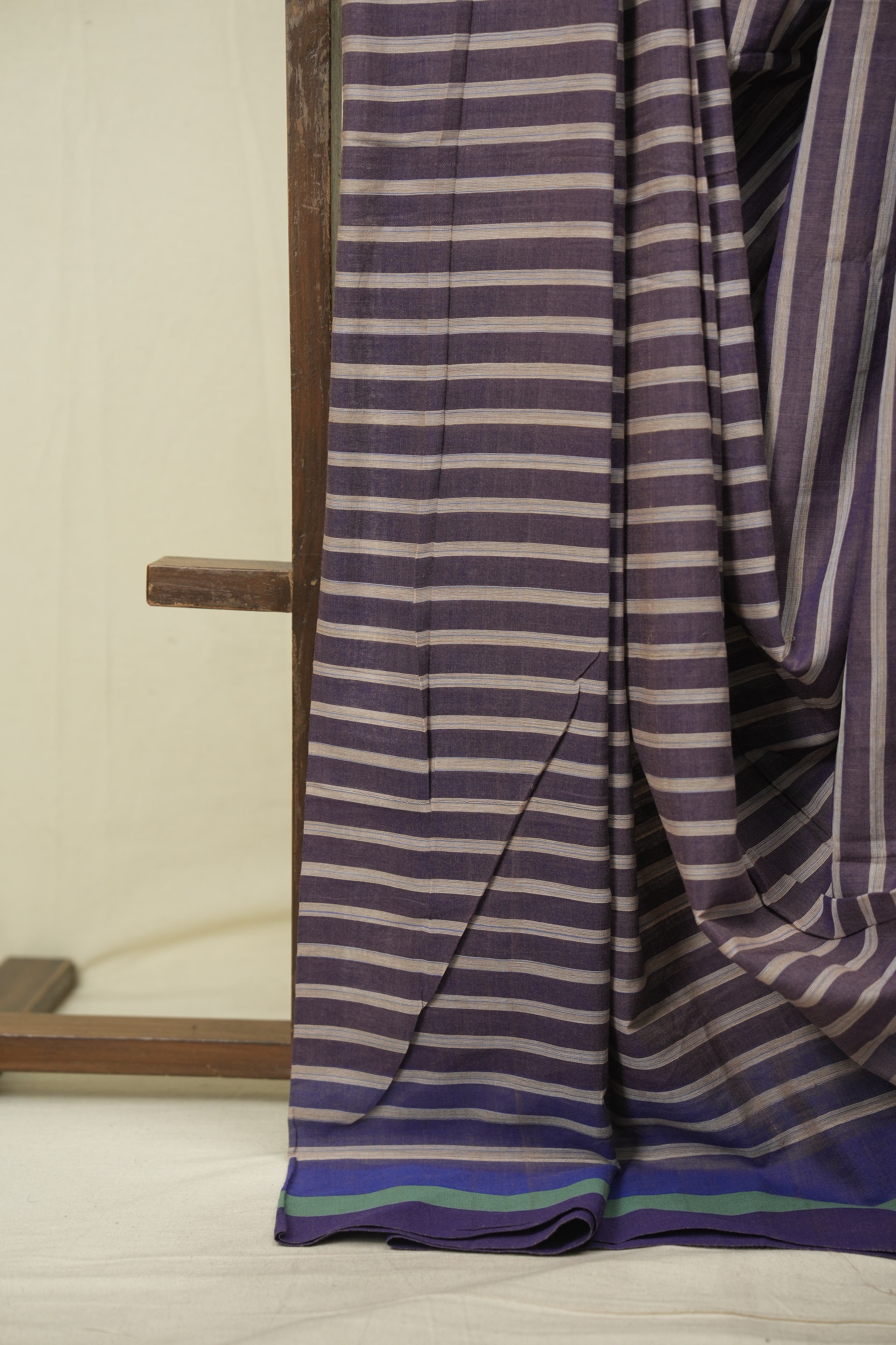 Blue Cotton IIkal Saree - SRBCIS1078