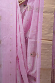 Pink Chanderi Cotton Silk Saree - SRPCSS295