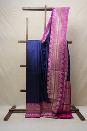 Blue Banarasi Silk Saree - SRBBSS693