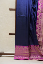 Blue Banarasi Silk Saree - SRBBSS693
