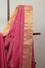 Pink Chanderi Cotton Silk Saree - SRPCSS297