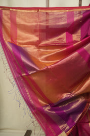 Pink -Purple Maheshwari Saree - SRPPMS1297