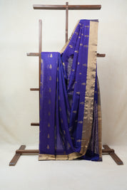 Purple Chanderi Cotton Silk Saree - SRPCSS294
