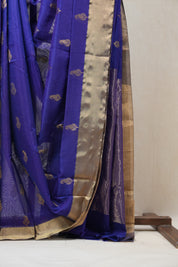 Purple Chanderi Cotton Silk Saree - SRPCSS294