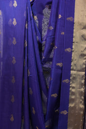 Purple Chanderi Cotton Silk Saree - SRPCSS294