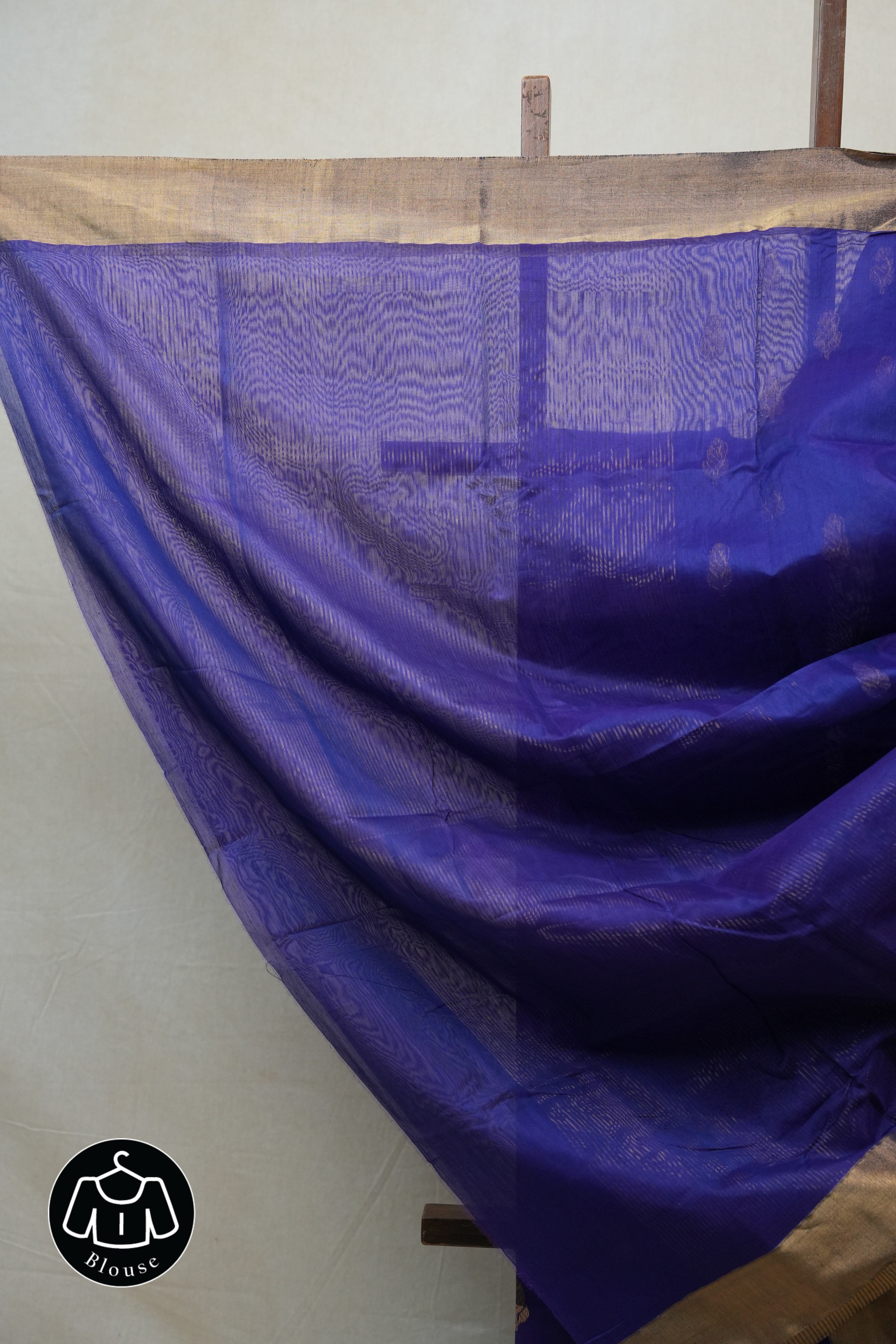 Purple Chanderi Cotton Silk Saree - SRPCSS294