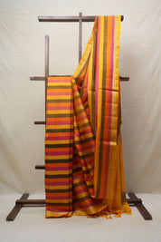 Multicolor Soft Silk Saree - SRMSSS299