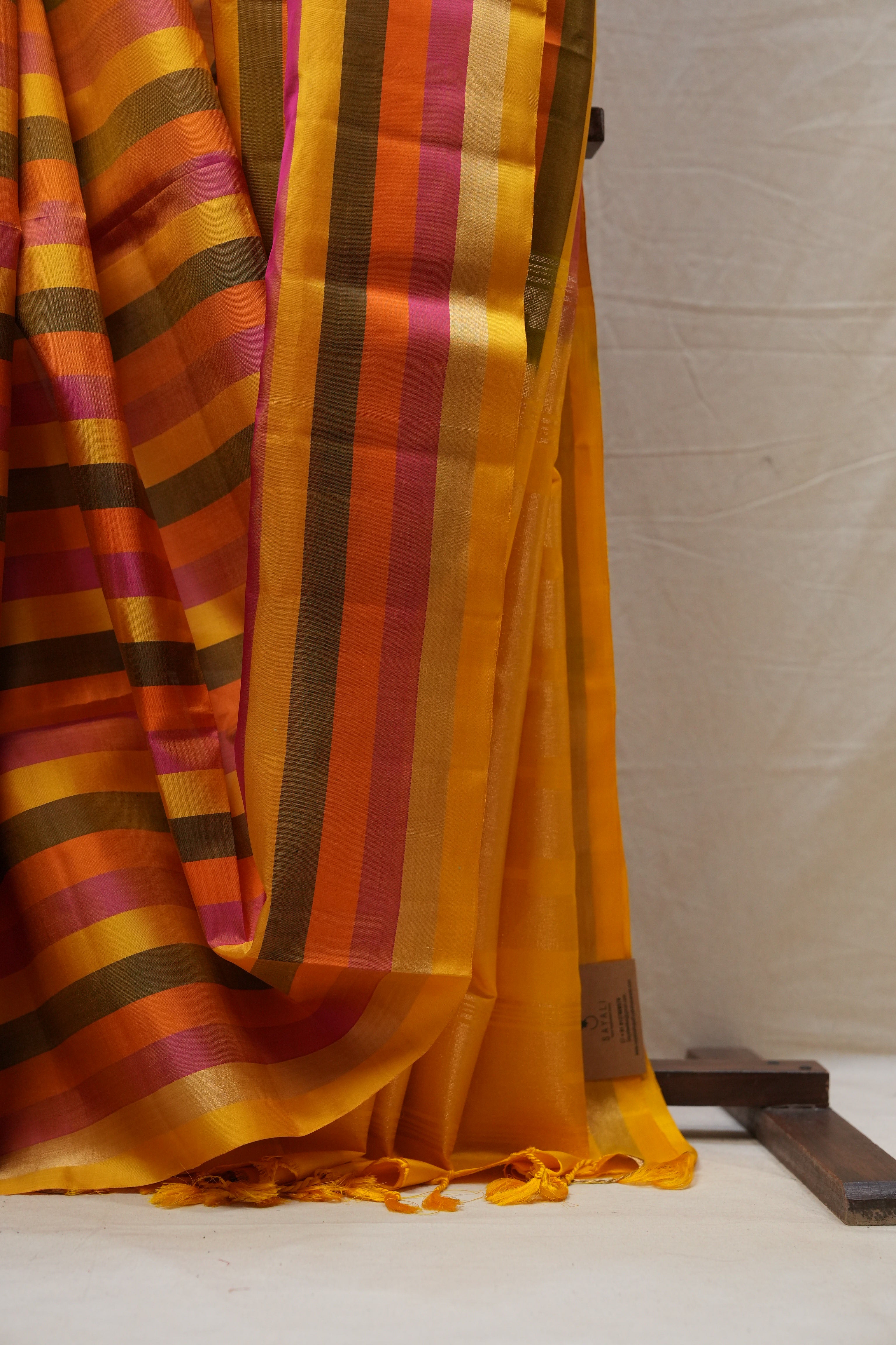 Multicolor Soft Silk Saree - SRMSSS299