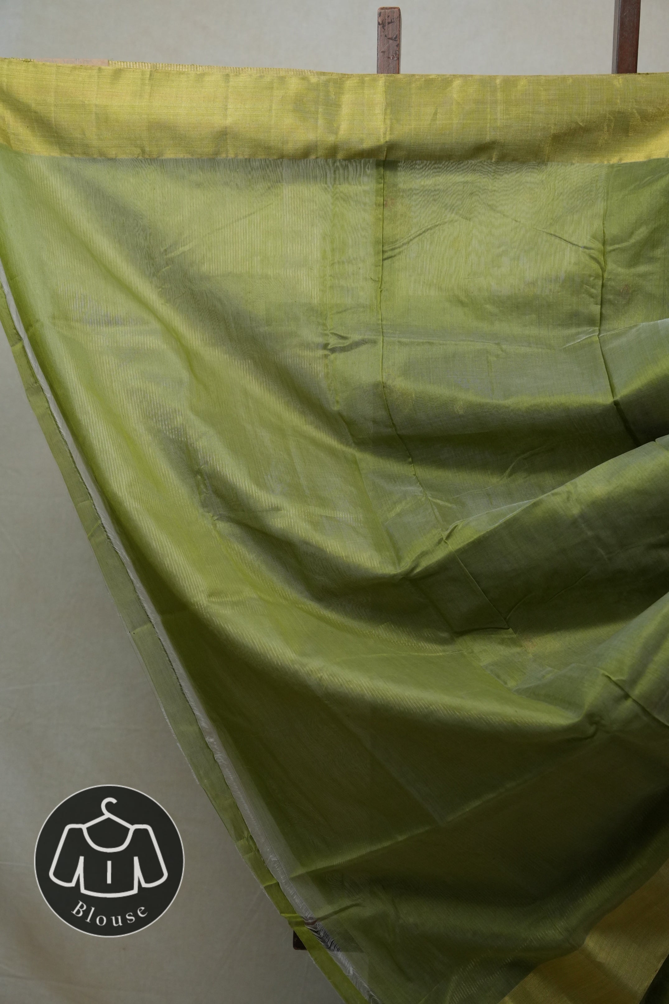 Green Chanderi Cotton Silk Saree - SRGCSS330