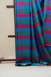 Multicolor Soft Silk Saree - SRMSSS300