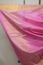 Pink Chanderi Cotton Silk Saree - SRPCSS331