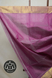 Pink Magenta Chanderi Cotton Silk Saree - SRPMCSS326