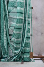 Light Green HBP Kota Doria Saree - SRLGKDS89