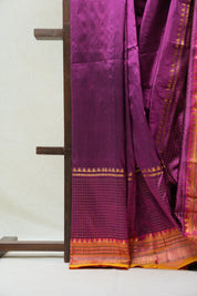 Purple Silk Ilkal Saree - SRPSIS134