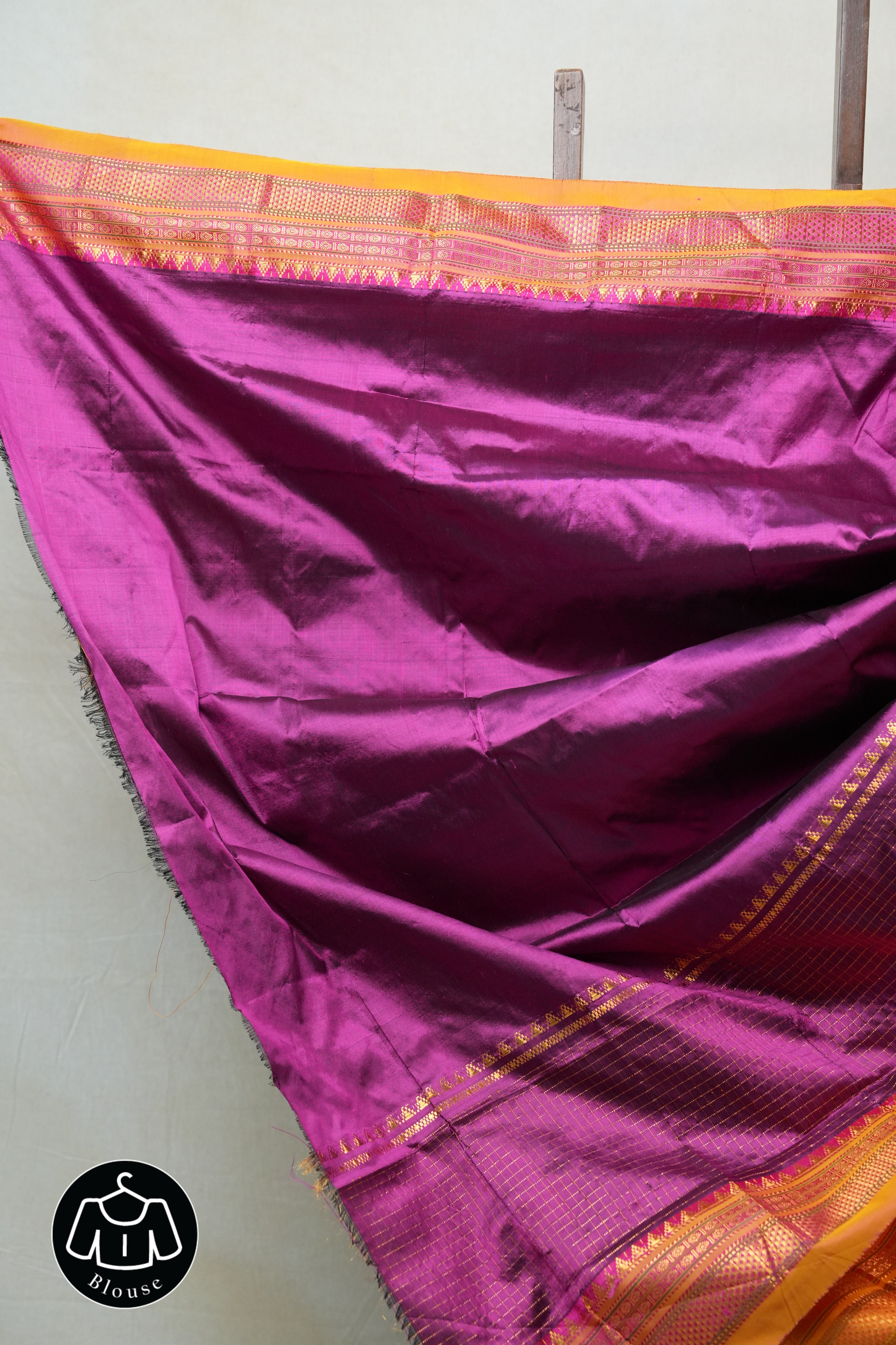 Purple Silk Ilkal Saree - SRPSIS134