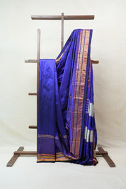 Blue Silk Ilkal Saree - SRBSIS135