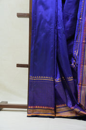 Blue Silk Ilkal Saree - SRBSIS135
