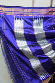 Blue Silk Ilkal Saree - SRBSIS135