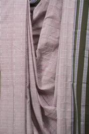 Mauve Cotton IIkal Saree - SRMCIS1093