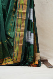 Green Silk Ilkal Saree - SRGSIS136