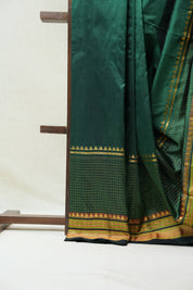 Green Silk Ilkal Saree - SRGSIS136