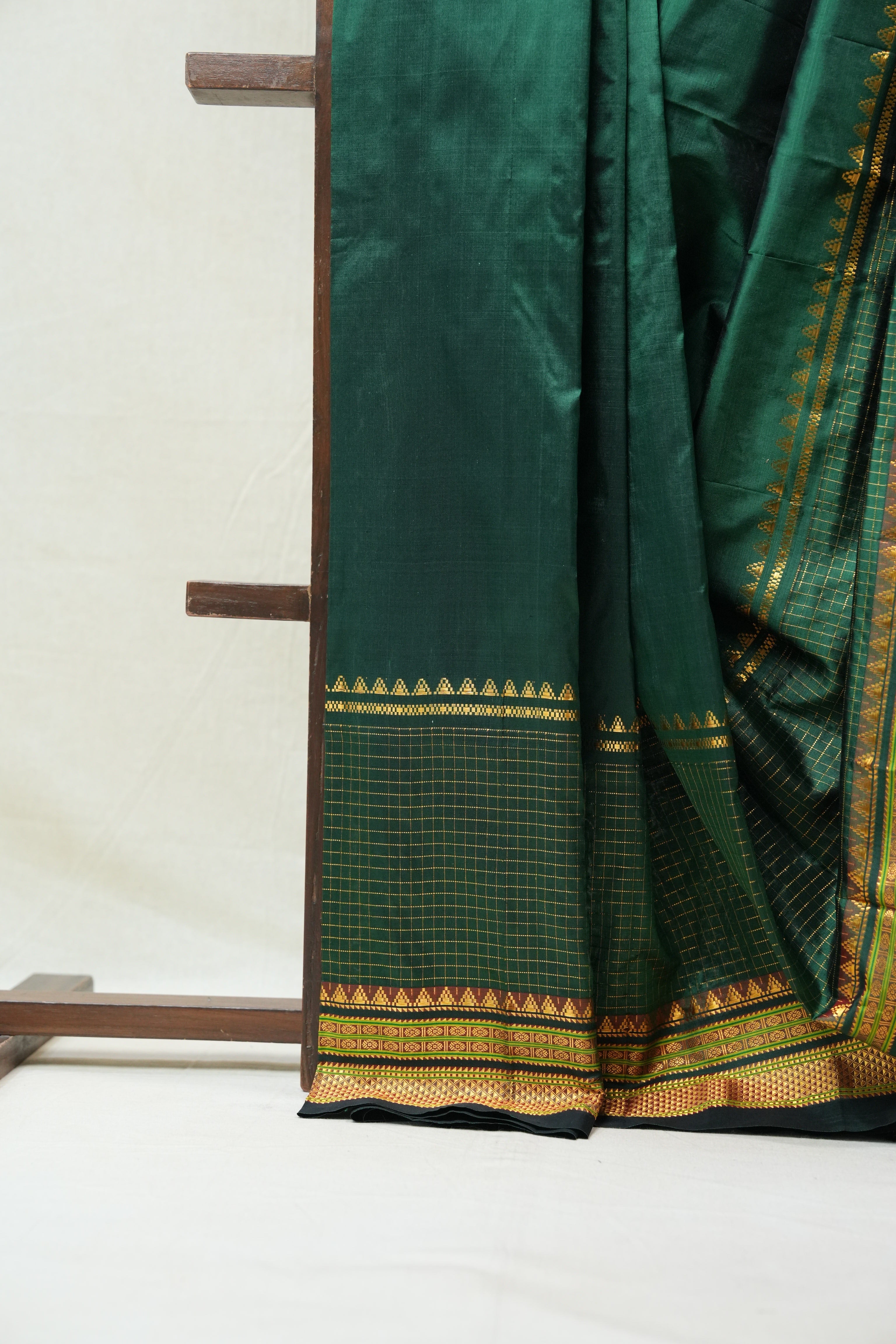 Green Silk Ilkal Saree - SRGSIS136