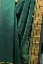 Green Silk Ilkal Saree - SRGSIS136
