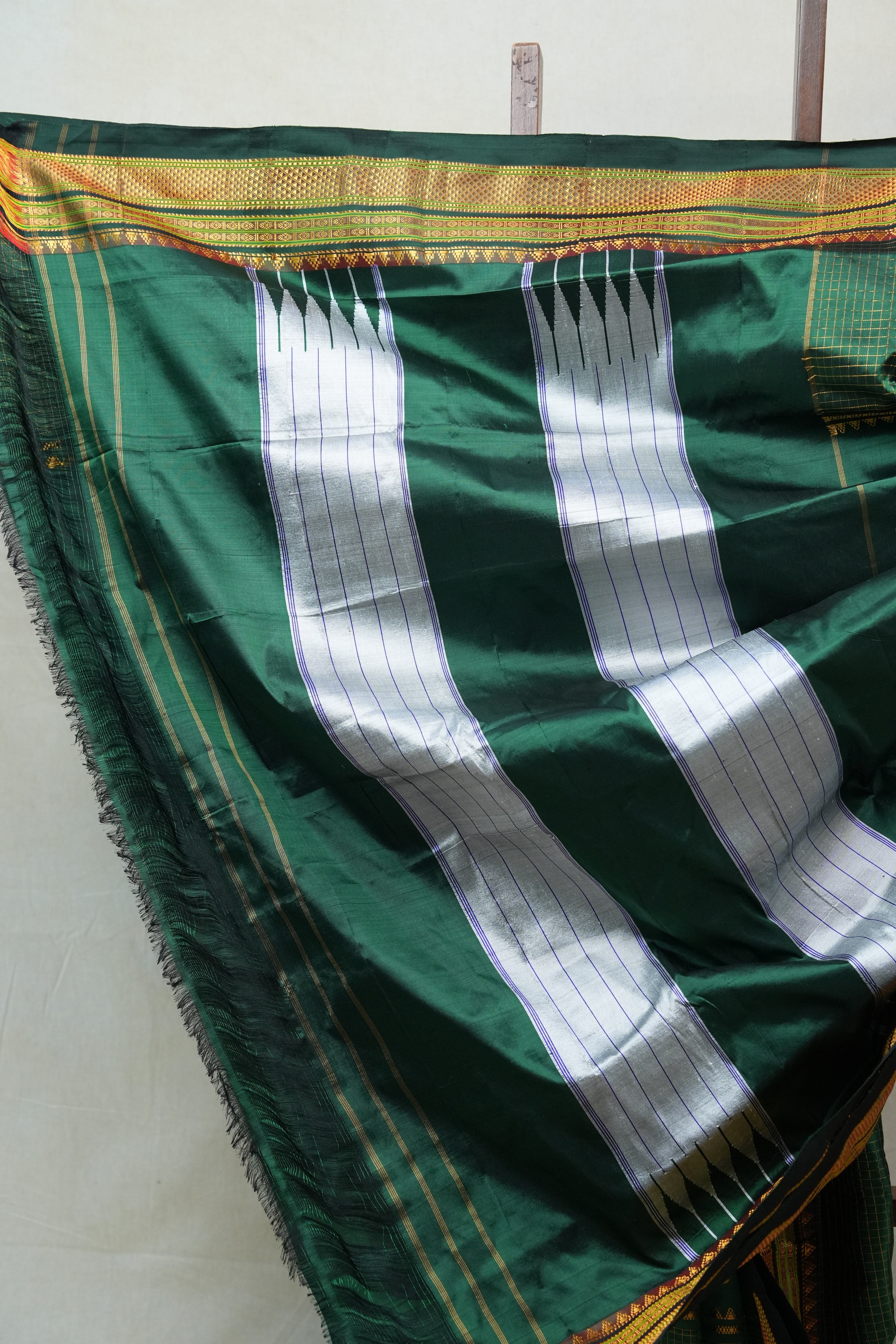 Green Silk Ilkal Saree - SRGSIS136