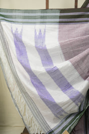 Mauve Cotton IIkal Saree - SRMCIS1093