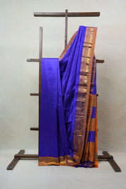 Blue Silk Ilkal Saree - SRBSIS132
