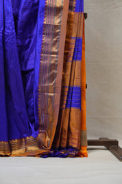 Blue Silk Ilkal Saree - SRBSIS132