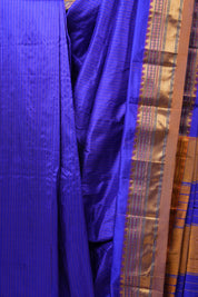 Blue Silk Ilkal Saree - SRBSIS132