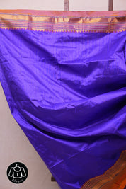 Blue Silk Ilkal Saree - SRBSIS132