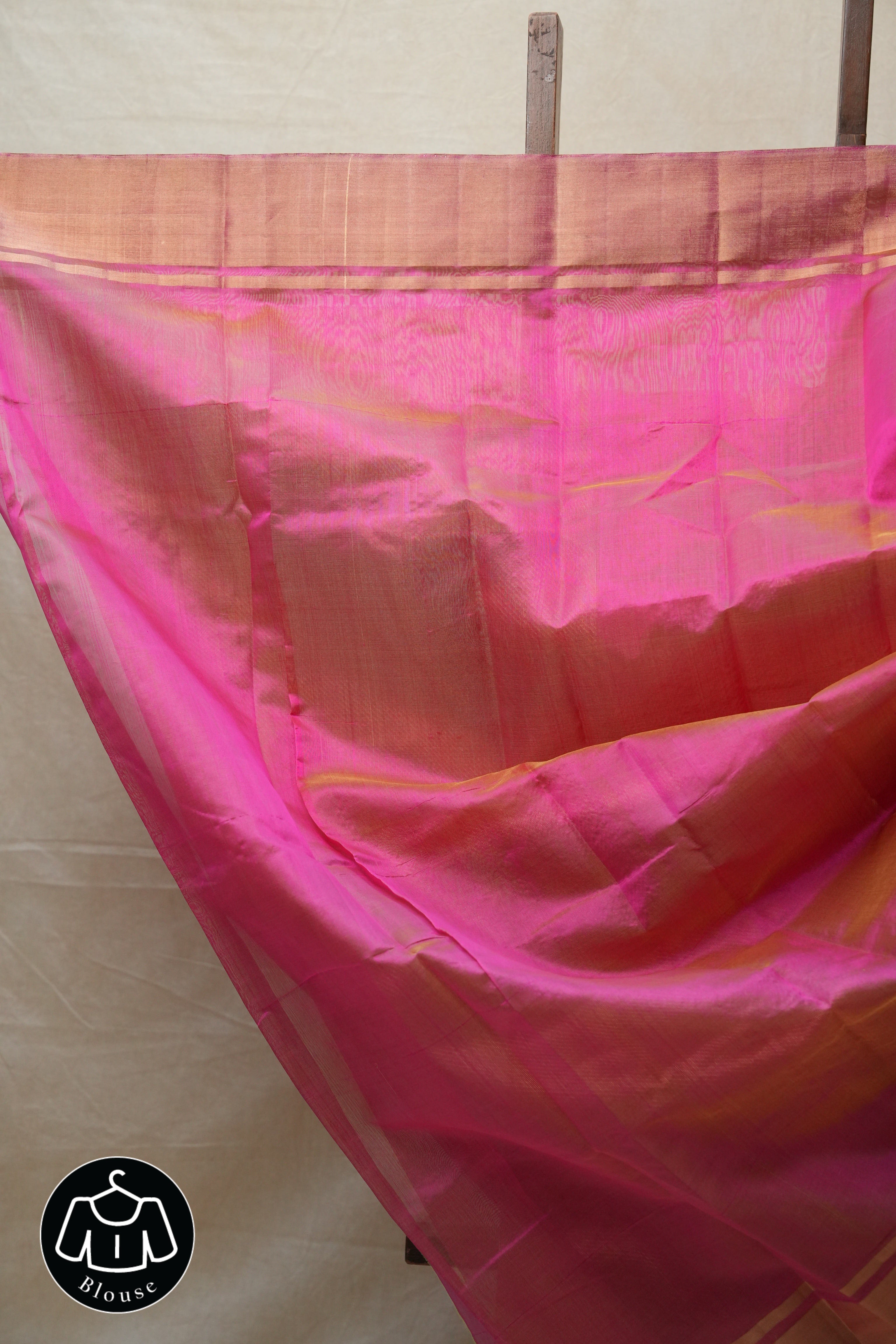 Pink Chanderi Silk Saree - SRPCSS335