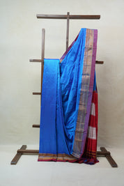 Blue Silk Ilkal Saree - SRBSIS142