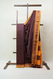 Wine Silk Ilkal Saree - SRWSIS138